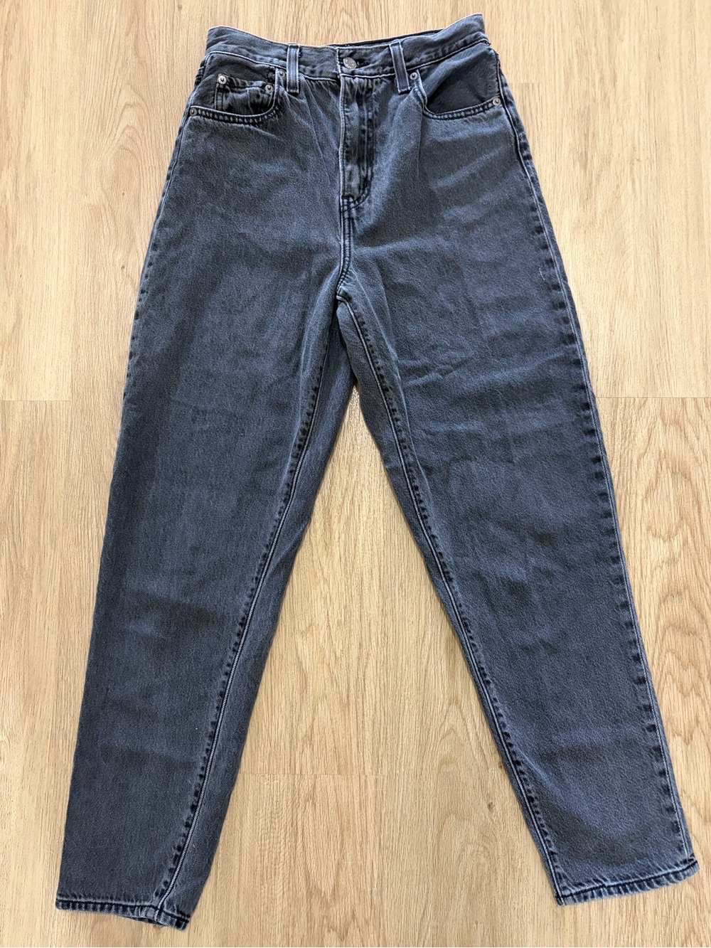 Levi's High Loose Taper Jeans - Black Wash